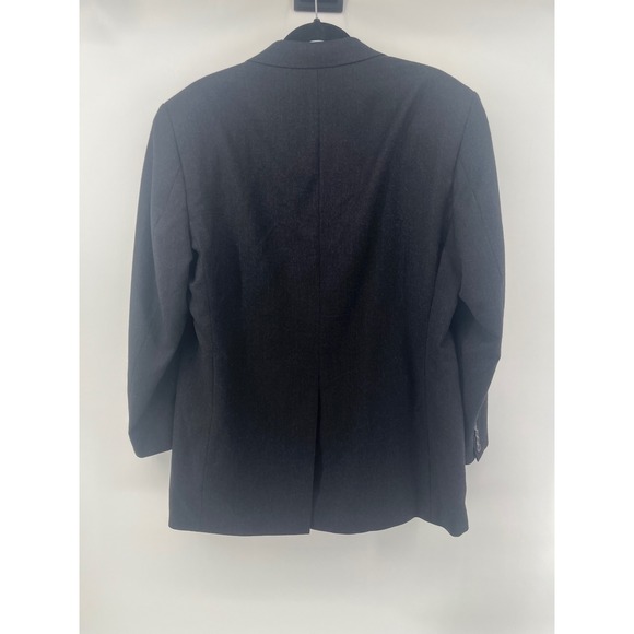 Lauren Ralph Lauren Wool Cashmere Blazer Charcoal Grey Sport Coat Made in Canada - Picture 2 of 11